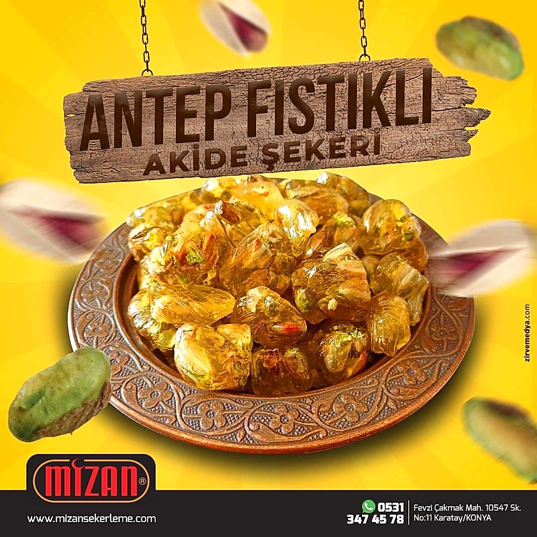 Antep Fıstıklı Akide Şeker