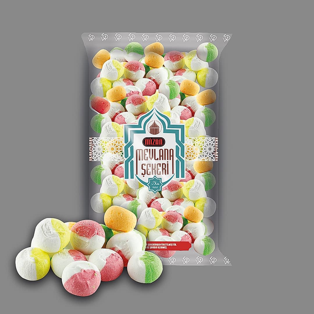 350 GR RENKLİ BONBON MEVLANA ŞEKERİ