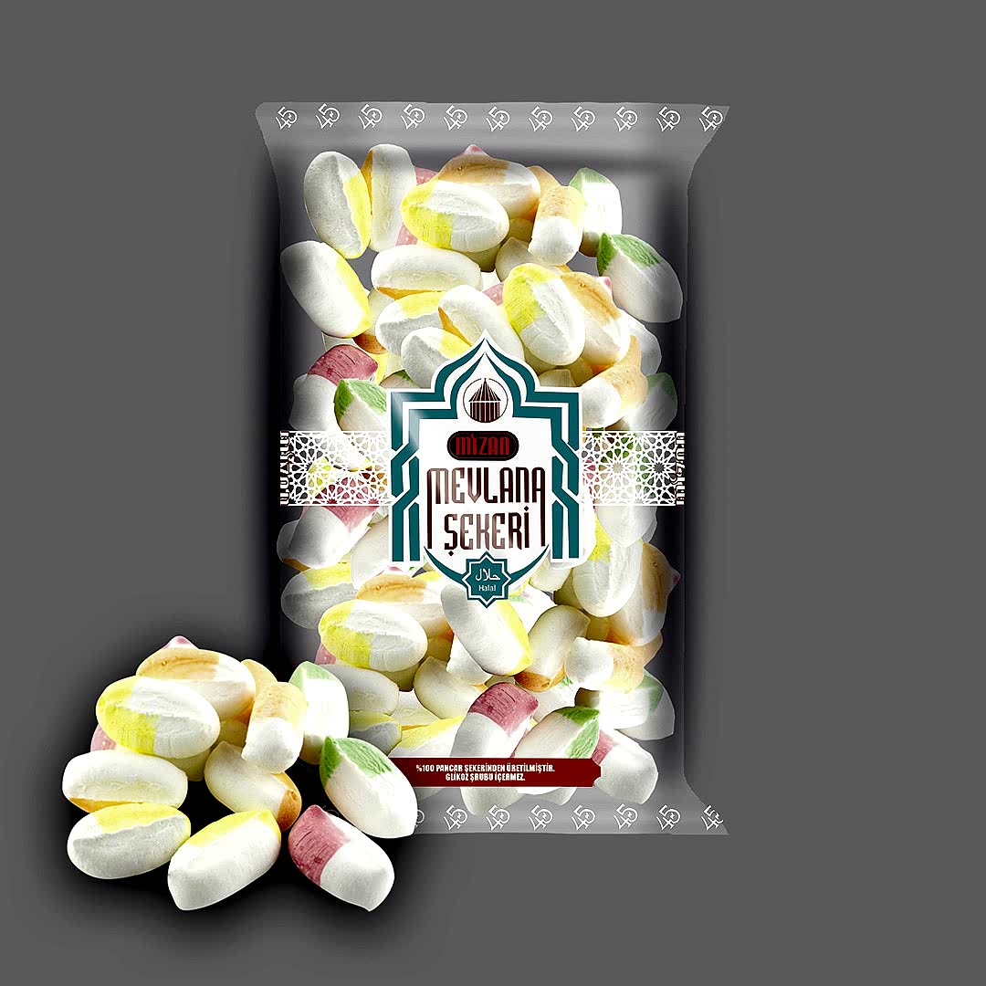 350 GR RENKLİ ELVAN ŞEKERİ