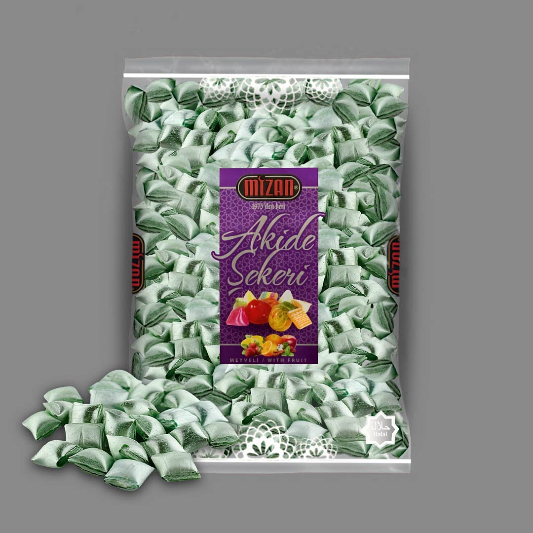 350 GR YEŞİL NANELİ AKİDE ŞEKERİ