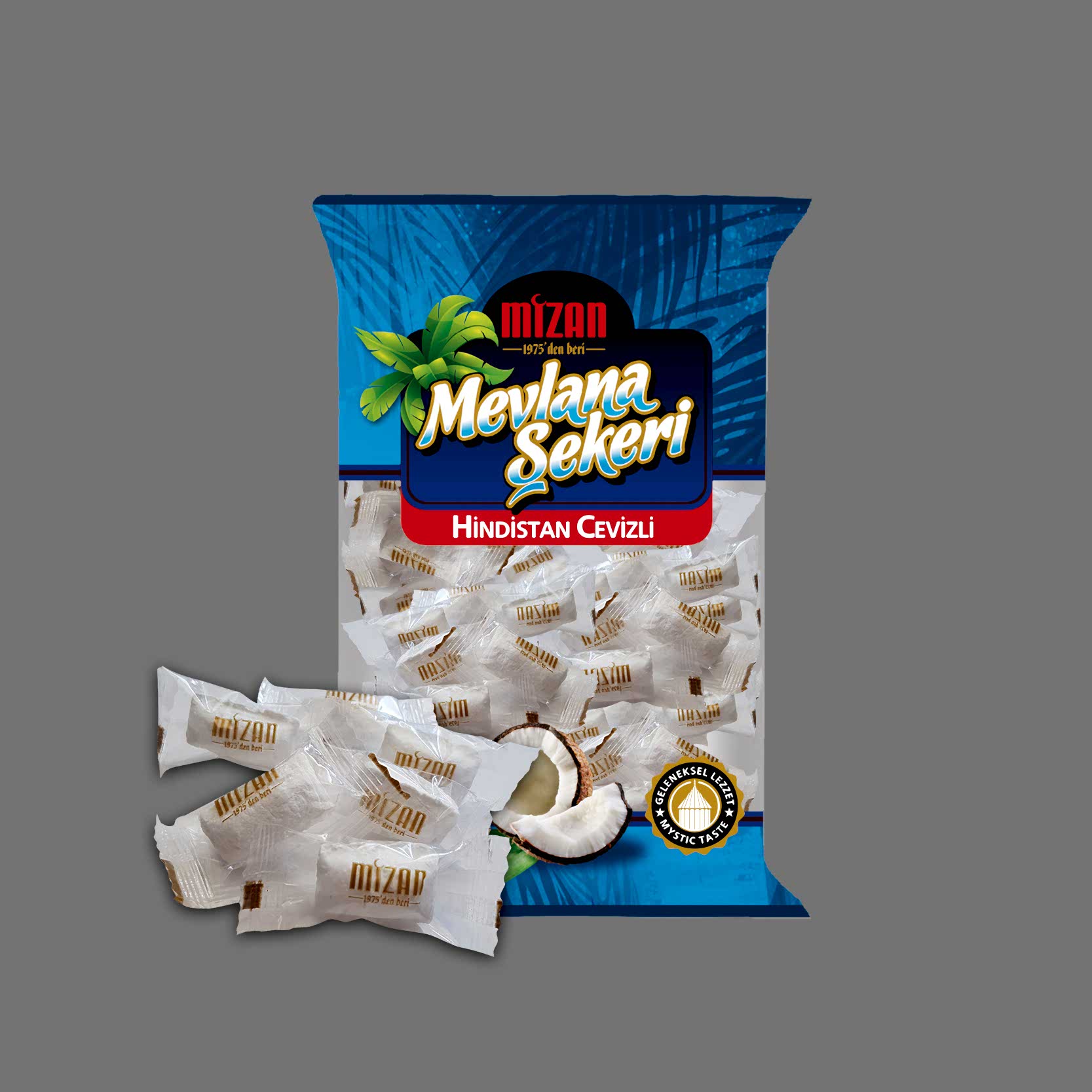 250 GR HİNDİSTAN CEVİZLİ MEVLANA ŞEKERİ